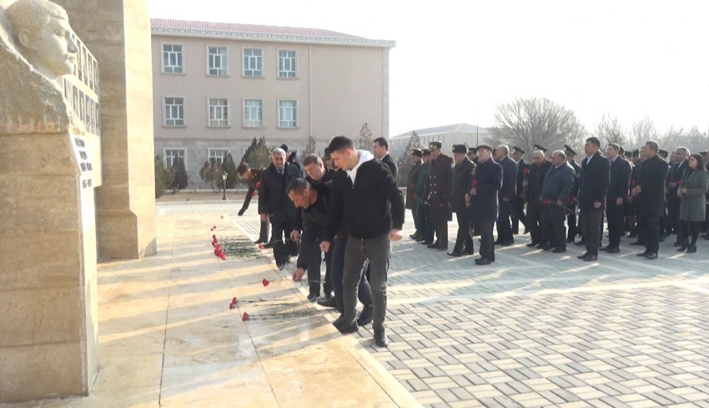 Rayonlarda 20 Yanvar şəhidlərinin xatirəsi anılıb<font color=red> - FOTOLAR</font>