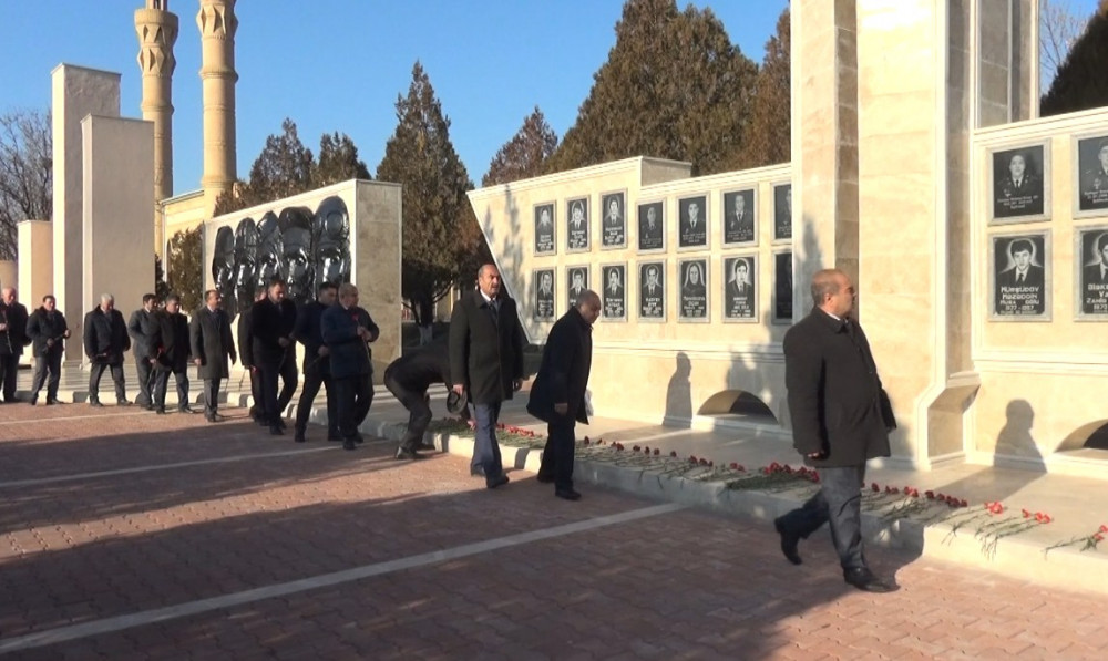Rayonlarda 20 Yanvar şəhidlərinin xatirəsi anılıb<font color=red> - FOTOLAR</font>