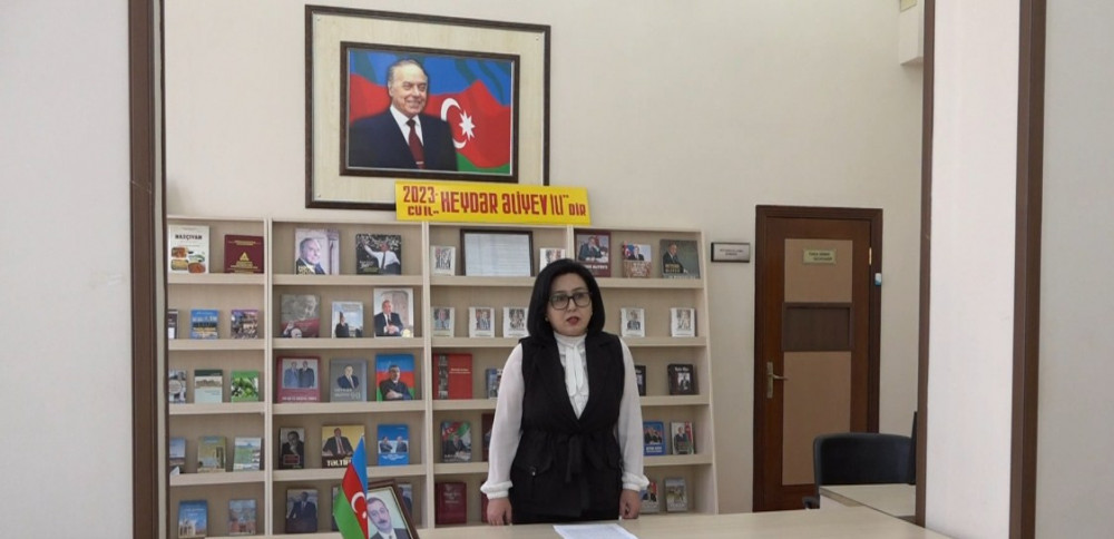 Mərkəzi Kitabxanada 20 Yanvar şəhidlərinin xatirəsi anılıb<font color=red> - FOTOLAR</font>