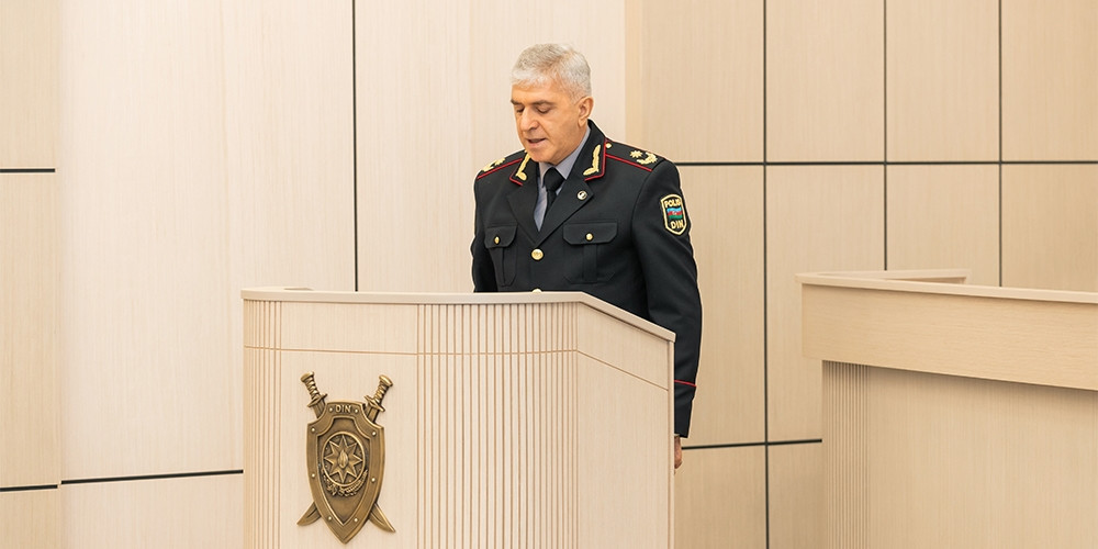 Daxili İşlər Nazirliyində ötən ilin nəticələri və qarşıda duran vəzifələrə həsr olunmuş kollegiya iclası keçirilib<font color=red> - FOTOLAR</font>