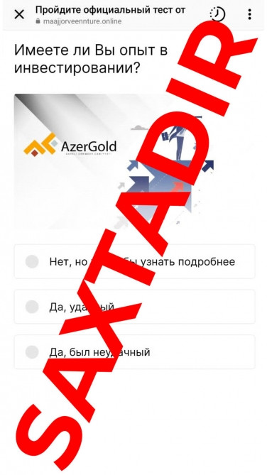“AzerGold”: Adımızdan saxta reklam kampaniyaları təşkil olunaraq fişinq hücumları həyata keçirilir<font color=red> - FOTOLAR</font>