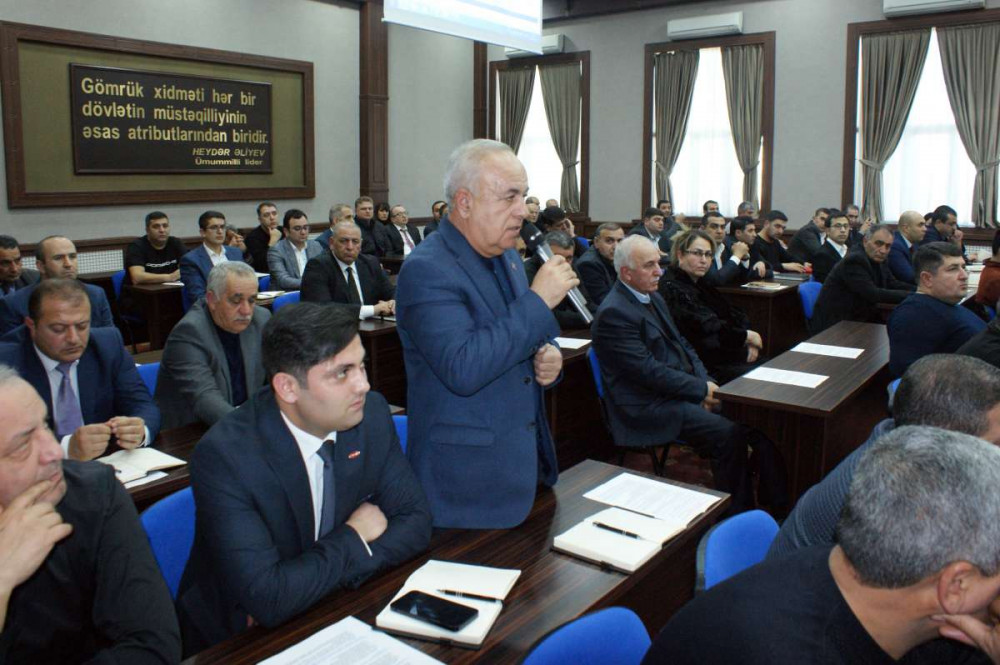 Naxçıvan Baş Gömrük İdarəsində xarici ticarət iştirakçıları ilə görüş keçirilib<font color=red> - FOTOLAR</font>