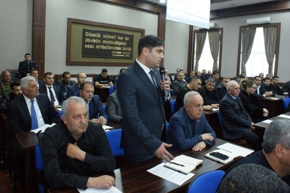 Naxçıvan Baş Gömrük İdarəsində xarici ticarət iştirakçıları ilə görüş keçirilib<font color=red> - FOTOLAR</font>