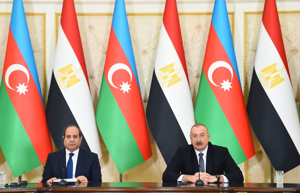 Azərbaycan və Misir prezidentləri mətbuata bəyanatlarla çıxış ediblər<font color='red'> - YENİLƏNİB</font><font color=red> - FOTOLAR</font>