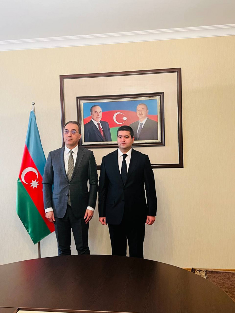 İqtisadiyyat naziri Türkiyənin Naxçıvandakı Baş konsulu ilə görüşüb<font color=red> - FOTOLAR</font>
