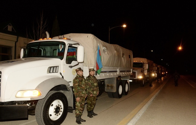 FHN-in növbəti humanitar yardımı Türkiyəyə yola salınıb<font color=red> - FOTOLAR</font>