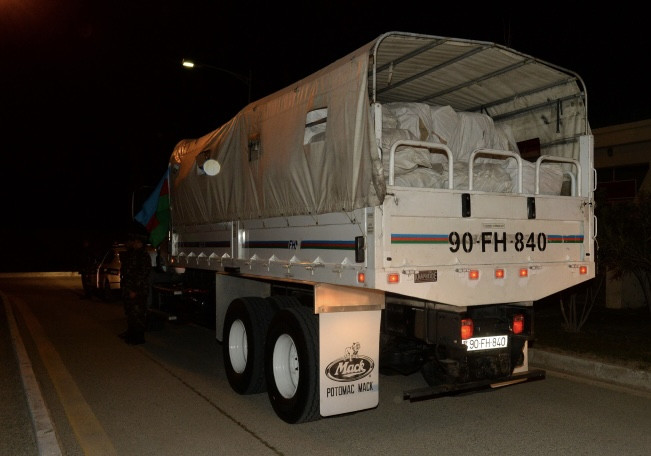 FHN-in növbəti humanitar yardımı Türkiyəyə yola salınıb<font color=red> - FOTOLAR</font>