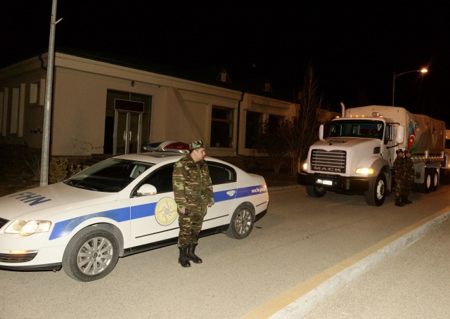 FHN-in növbəti humanitar yardımı Türkiyəyə yola salınıb<font color=red> - FOTOLAR</font>