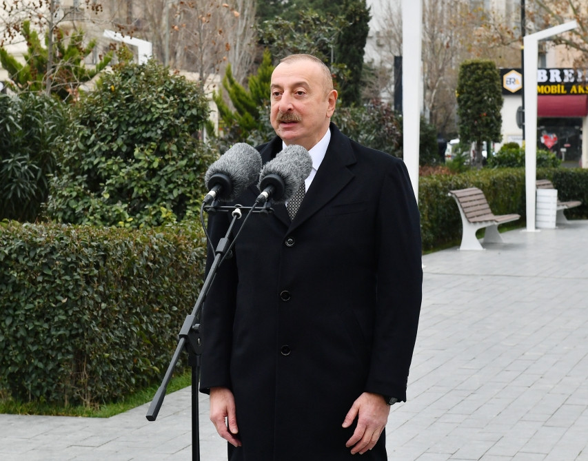 Prezident İlham Əliyev Bakıda görkəmli bəstəkar Tofiq Quliyevin abidəsinin açılışında iştirak edib<font color='red'> - YENİLƏNİB</font><font color=red> - FOTOLAR</font>