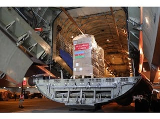 Mehriban Əliyevanın göstərişi ilə Heydər Əliyev Fondu Türkiyəyə humanitar yardım göndərib<font color=red> - FOTOLAR</font>