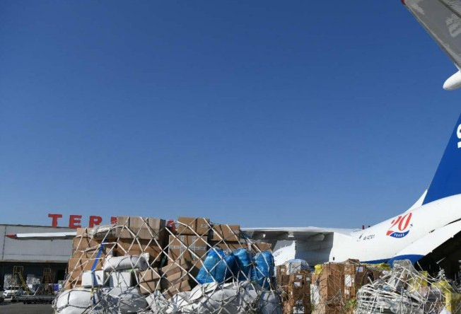 Ərəstun Əliyev: "Kahramanmaraşa ikinci mobil səhra hospitalı yola salınıb"<font color=red> - FOTOLAR</font>