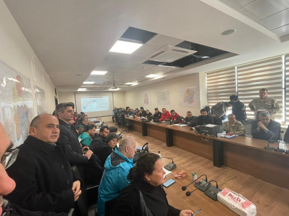 Ceyhun Bayramov Kahramanmaraşda AFAD-ı ziyarət edib<font color=red> - FOTOLAR</font>