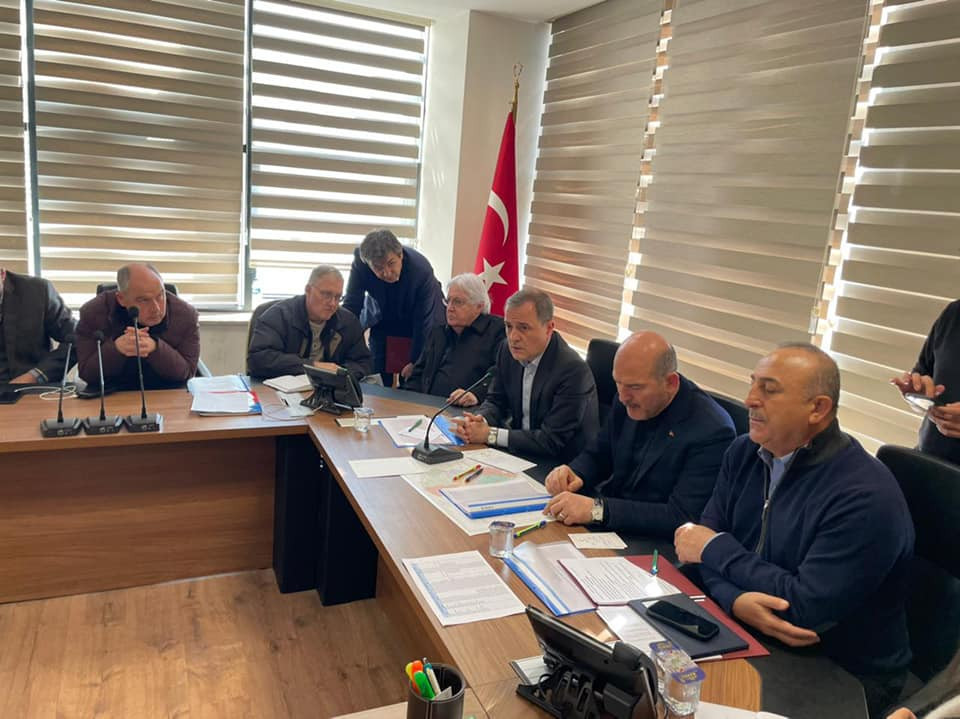 Ceyhun Bayramov Kahramanmaraşda AFAD-ı ziyarət edib<font color=red> - FOTOLAR</font>