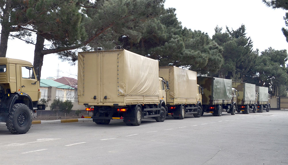 Qardaş Türkiyəyə qış səhra çadırları göndərilib<font color=red> - FOTOLAR</font>