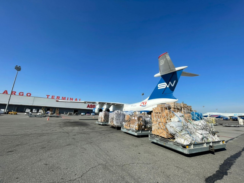 Azərbaycan Prezidentinin tapşırığına uyğun olaraq, FHN-in ikinci mobil səhra hospitalı Türkiyəyə yola salınıb<font color=red> - FOTOLAR</font>