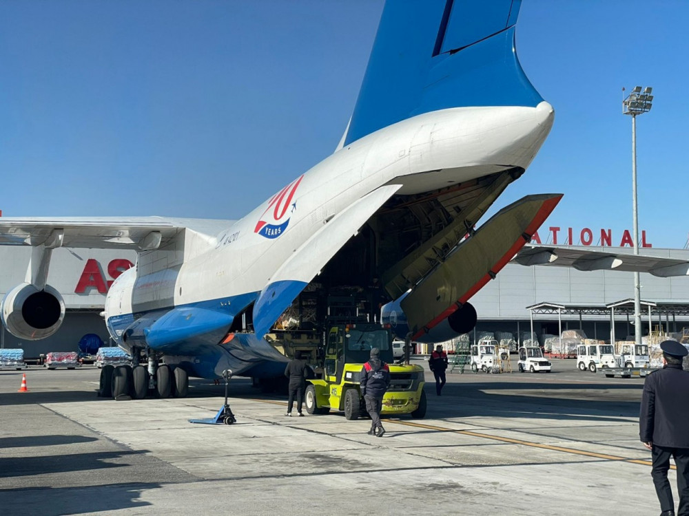 Azərbaycan Prezidentinin tapşırığına uyğun olaraq, FHN-in ikinci mobil səhra hospitalı Türkiyəyə yola salınıb<font color=red> - FOTOLAR</font>
