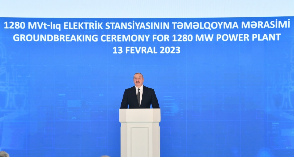  Prezident İlham Əliyev “Gülüstan” sarayında müstəqillik dövrünün 1280 MVt gücündə ən böyük İstilik Elektrik Stansiyasının təməlqoyma mərasimində iştirak edib<font color='red'> - YENİLƏNİB 3</font><font color=red> - FOTOLAR</font>