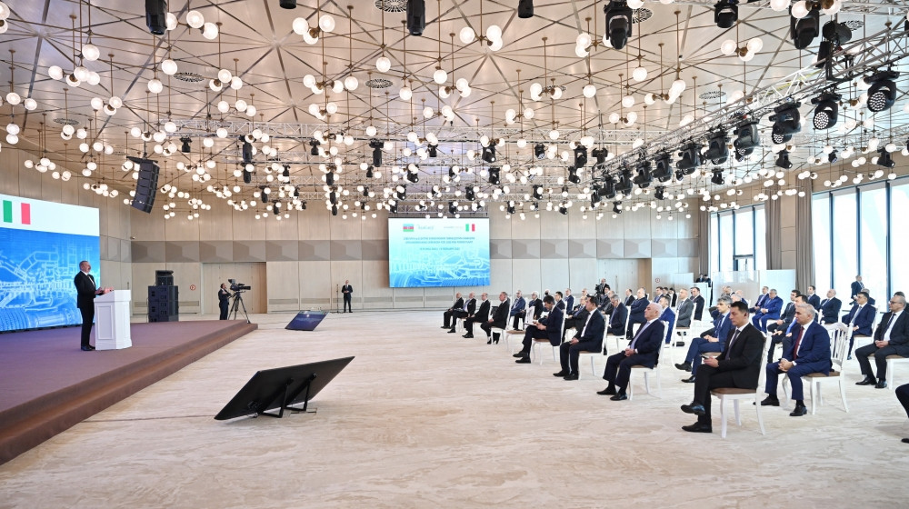  Prezident İlham Əliyev “Gülüstan” sarayında müstəqillik dövrünün 1280 MVt gücündə ən böyük İstilik Elektrik Stansiyasının təməlqoyma mərasimində iştirak edib<font color='red'> - YENİLƏNİB 3</font><font color=red> - FOTOLAR</font>