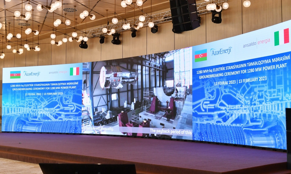  Prezident İlham Əliyev “Gülüstan” sarayında müstəqillik dövrünün 1280 MVt gücündə ən böyük İstilik Elektrik Stansiyasının təməlqoyma mərasimində iştirak edib<font color='red'> - YENİLƏNİB 3</font><font color=red> - FOTOLAR</font>