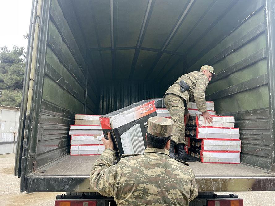 Azərbaycan Müdafiə Nazirliyi Türkiyəyə növbəti yardım göndərib<font color=red> - FOTOLAR</font>