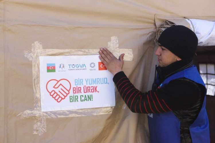 Könüllülərimiz Türkiyədə fəaliyyətini davam etdirir<font color=red> - FOTOLAR</font>