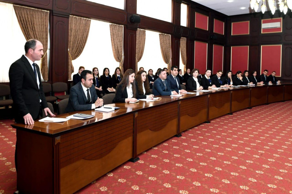 Naxçıvan şəhər İcra Hakimiyyətində tədbir<font color=red> - FOTOLAR</font>