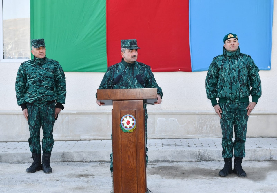 Cəbrayılda DSX-nin hərbi hissəsində zabit-gizirlər üçün yaşayış binaları xidməti istifadəyə verilib<font color=red> - FOTOLAR</font>