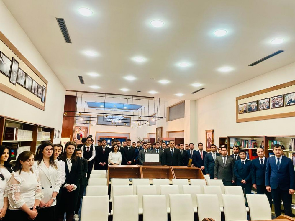“Heydər Əliyev və dövlət gənclər siyasəti” mövzusunda tədbir keçirilib<font color=red> - FOTOLAR</font>