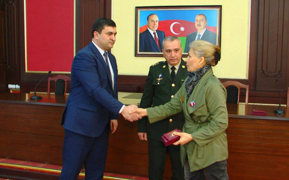 Naxçıvanda şəhidlərin orden və medalları ailə üzvlərinə təqdim edilib<font color=red> - FOTOLAR</font>