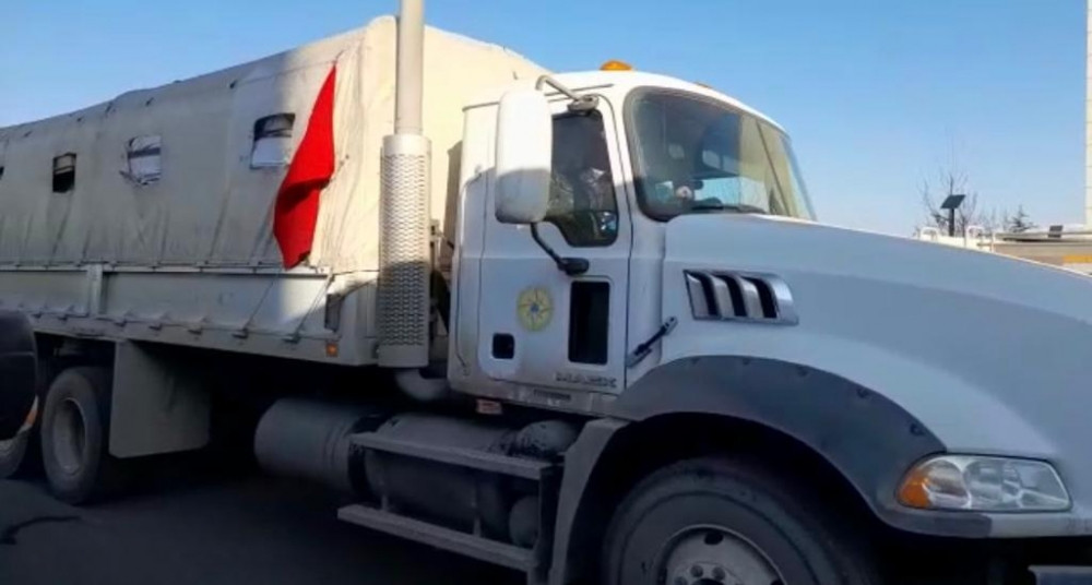 FHN-in Kahramanmaraşda olan çevik xilasetmə qüvvələrinin bir hissəsi Hataya yola düşüb<font color=red> - FOTOLAR</font>