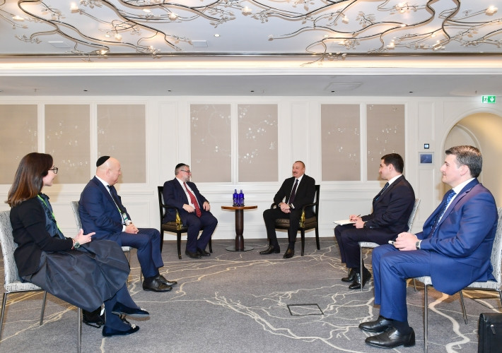 Prezident İlham Əliyev Münxendə Avropa Ravvinləri Konfransının prezidenti ilə görüşüb<font color='red'> - YENİLƏNİB</font><font color=red> - FOTOLAR</font>