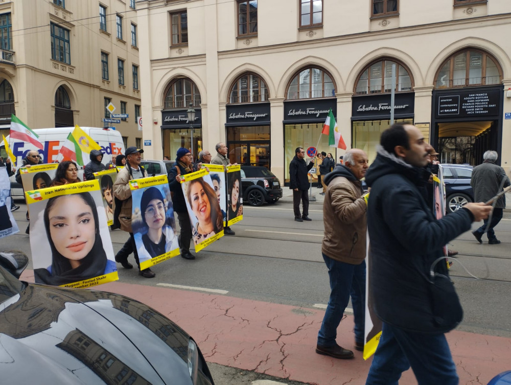 Münxendə İran rejiminə etiraz: “Rədd olsun diktatura!”<font color=red> - FOTOLAR</font>