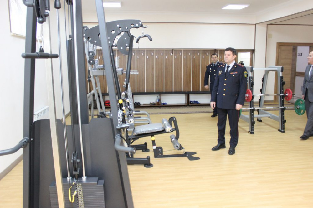 Naxçıvan DİN-in Orta İxtisas Polis Məktəbində andiçmə mərasimi keçirilib<font color=red> - FOTOLAR</font>