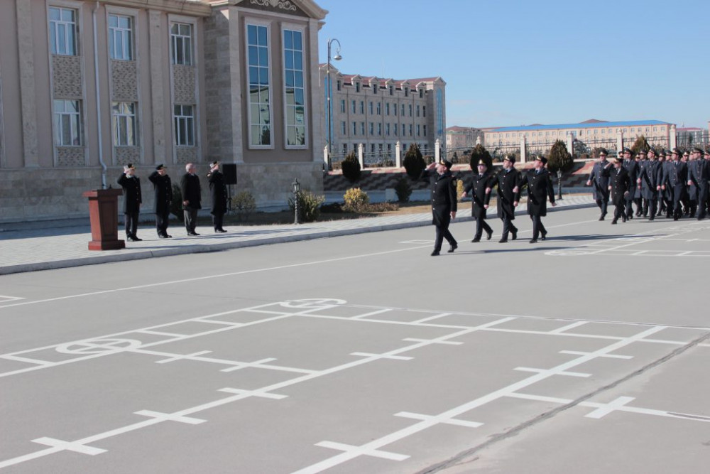 Naxçıvan DİN-in Orta İxtisas Polis Məktəbində andiçmə mərasimi keçirilib<font color=red> - FOTOLAR</font>