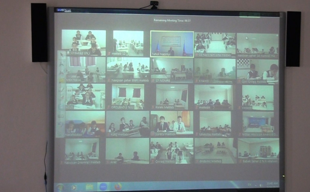 Naxçıvanda Xocalı soyqırımı ilə bağlı interaktiv dərsə 200-dən artıq məktəb qoşulub<font color=red> - FOTOLAR</font>