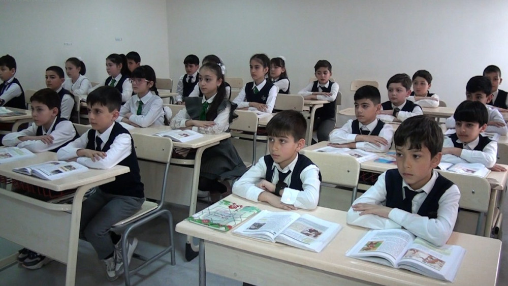 Naxçıvanda Xocalı soyqırımı ilə bağlı interaktiv dərsə 200-dən artıq məktəb qoşulub<font color=red> - FOTOLAR</font>