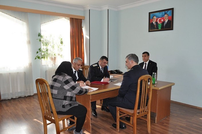 Naxçıvan Muxtar Respublikası prokurorunun müavini Şahbuzda vətəndaşları qəbul edib<font color=red> - FOTOLAR</font>