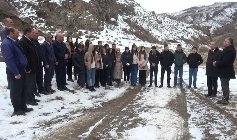 Tələbələr Zəngəzur Milli Parkında istehsalat təcrübəsi keçiblər<font color=red> - FOTOLAR</font>