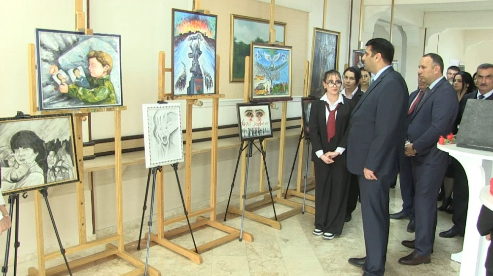 Ali təhsil ocaqlarında Xocalı soyqırımına həsr olunmuş tədbirlər keçirilib<font color=red> - FOTOLAR</font>