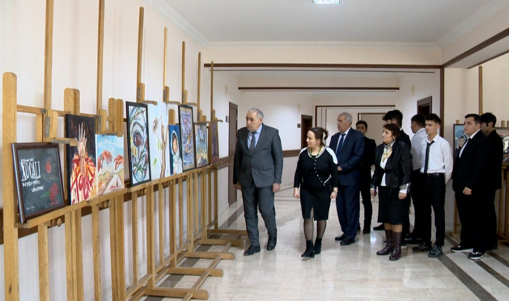 Ali təhsil ocaqlarında Xocalı soyqırımına həsr olunmuş tədbirlər keçirilib<font color=red> - FOTOLAR</font>