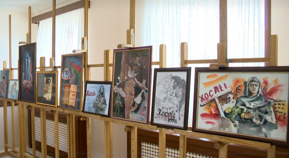 Ali təhsil ocaqlarında Xocalı soyqırımına həsr olunmuş tədbirlər keçirilib<font color=red> - FOTOLAR</font>