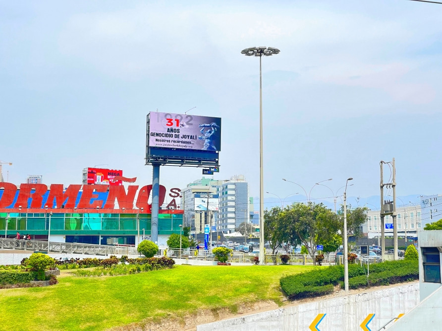 Kolumbiya və Peru paytaxtlarının mərkəzi küçələrində “Xocalıya ədalət!” çağırışı<font color=red> - FOTOLAR</font>