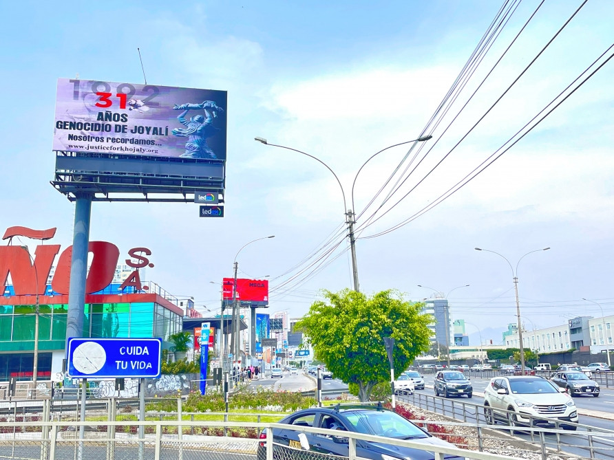 Kolumbiya və Peru paytaxtlarının mərkəzi küçələrində “Xocalıya ədalət!” çağırışı<font color=red> - FOTOLAR</font>