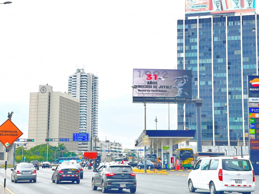 Kolumbiya və Peru paytaxtlarının mərkəzi küçələrində “Xocalıya ədalət!” çağırışı<font color=red> - FOTOLAR</font>