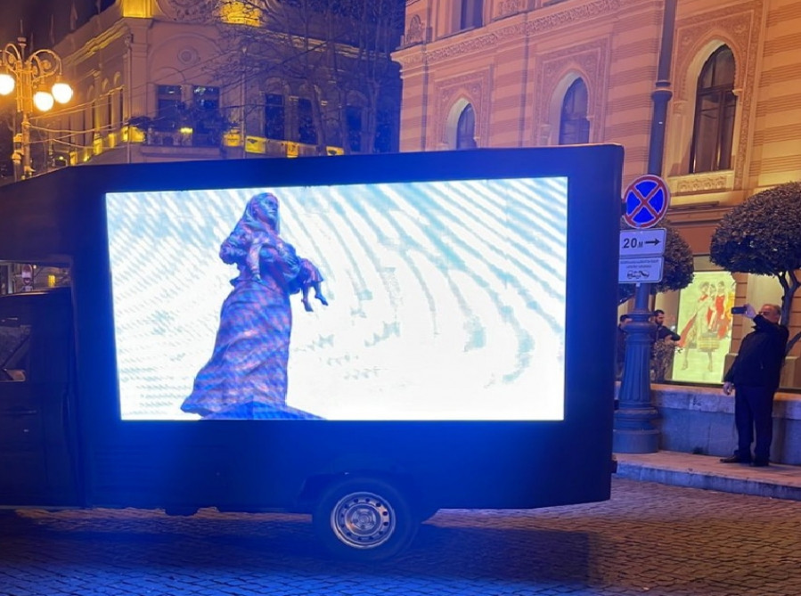 Tbilisidə Xocalı faciəsi ilə əlaqədar tanıtım aksiyası keçirilib<font color=red> - FOTOLAR</font>