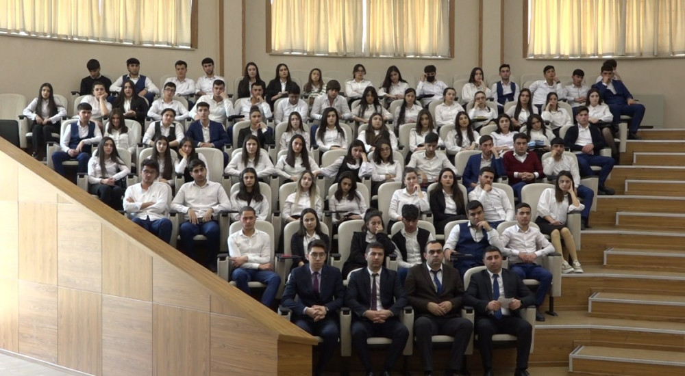 “Naxçıvan” Universitetində Ümumdünya Mülki Müdafiə Gününə həsr olunan konfrans keçirilib<font color=red> - FOTOLAR</font>