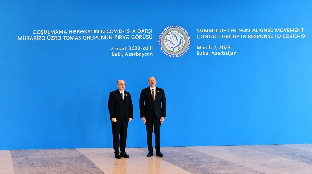 Bakıda Qoşulmama Hərəkatının COVID-19-a qarşı mübarizə üzrə Təmas Qrupunun Zirvə görüşü işə başlayıb<font color='red'> - YENİLƏNİB 4</font><font color=red> - FOTOLAR</font>