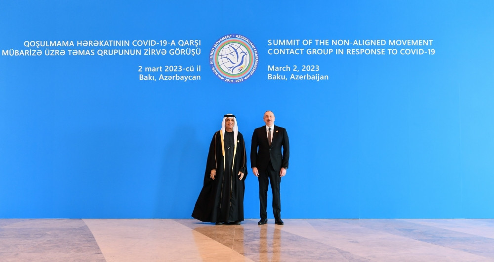 Bakıda Qoşulmama Hərəkatının COVID-19-a qarşı mübarizə üzrə Təmas Qrupunun Zirvə görüşü işə başlayıb<font color='red'> - YENİLƏNİB 4</font><font color=red> - FOTOLAR</font>