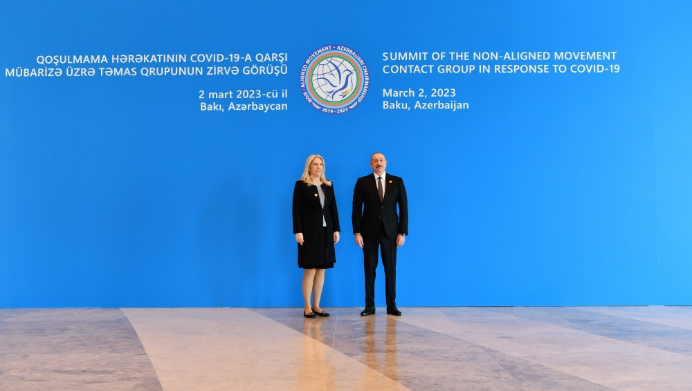 Bakıda Qoşulmama Hərəkatının COVID-19-a qarşı mübarizə üzrə Təmas Qrupunun Zirvə görüşü işə başlayıb<font color='red'> - YENİLƏNİB 4</font><font color=red> - FOTOLAR</font>