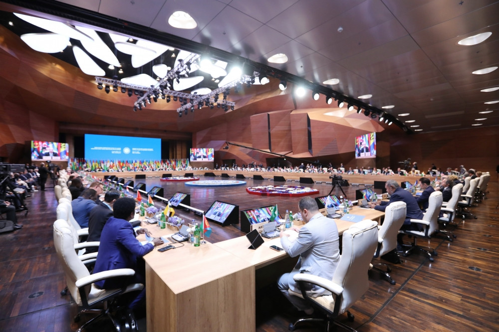 Bakıda Qoşulmama Hərəkatının COVID-19-a qarşı mübarizə üzrə Təmas Qrupunun Zirvə görüşü işə başlayıb<font color='red'> - YENİLƏNİB 4</font><font color=red> - FOTOLAR</font>